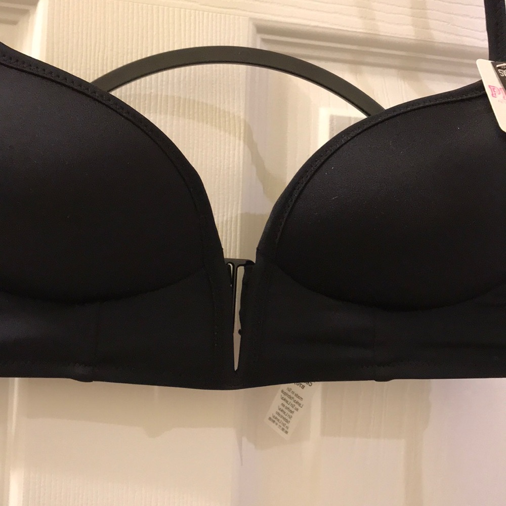 Top only 💖VS PINK Bikini Push-up Halter - Picture 2 of 4